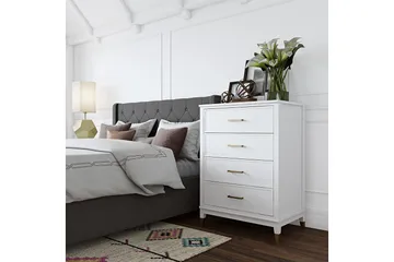 Westerleigh Kommode 76x50 cm Hvit - Oppbevaring - Oppbevaringsmøbler - Kommode