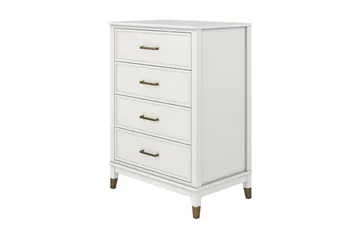 Westerleigh Kommode 76x50 cm Hvit - Oppbevaring - Oppbevaringsmøbler - Kommode