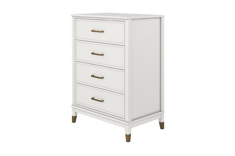 Westerleigh Kommode 76x50 cm Hvit - Oppbevaring - Oppbevaringsmøbler - Kommode