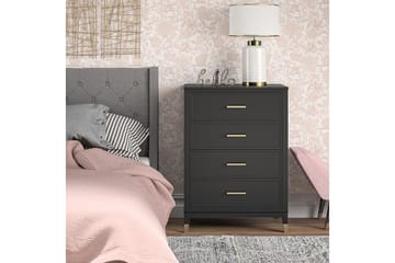 Westerleigh Kommode 76x50 cm Svart/Gull - Oppbevaring - Oppbevaringsmøbler - Kommode