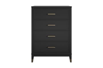 Westerleigh Kommode 76x50 cm Svart/Gull - Oppbevaring - Oppbevaringsmøbler - Kommode