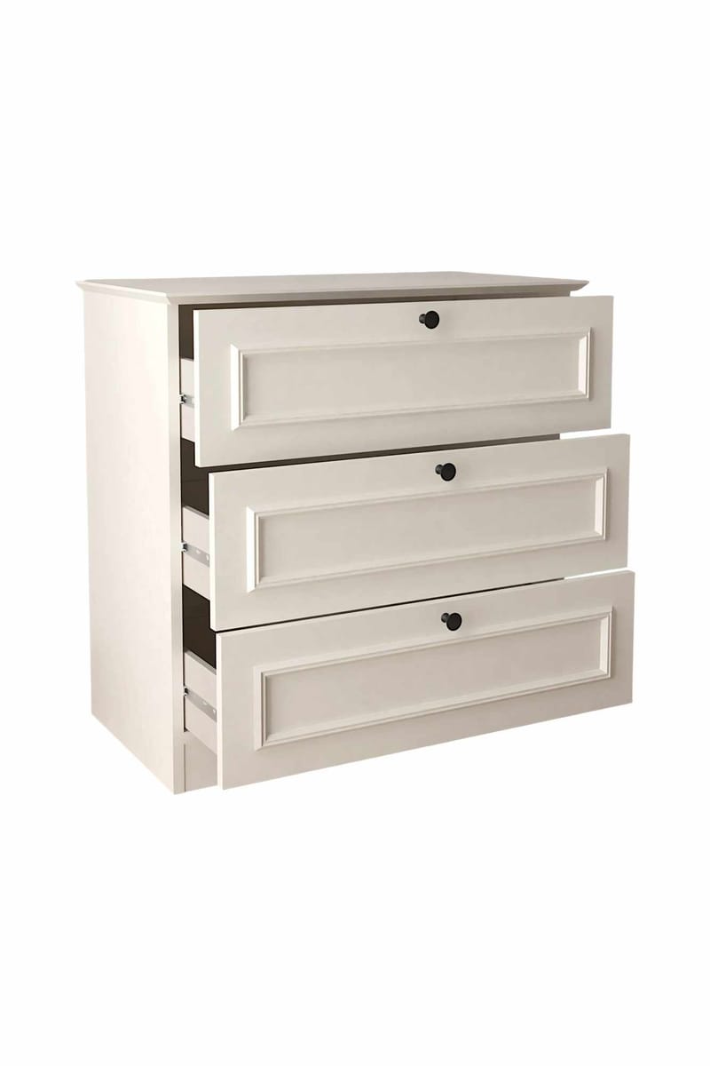 Wonthaggi kommode 78 cm - Hvit - Oppbevaring - Oppbevaringsmøbler - Kommode