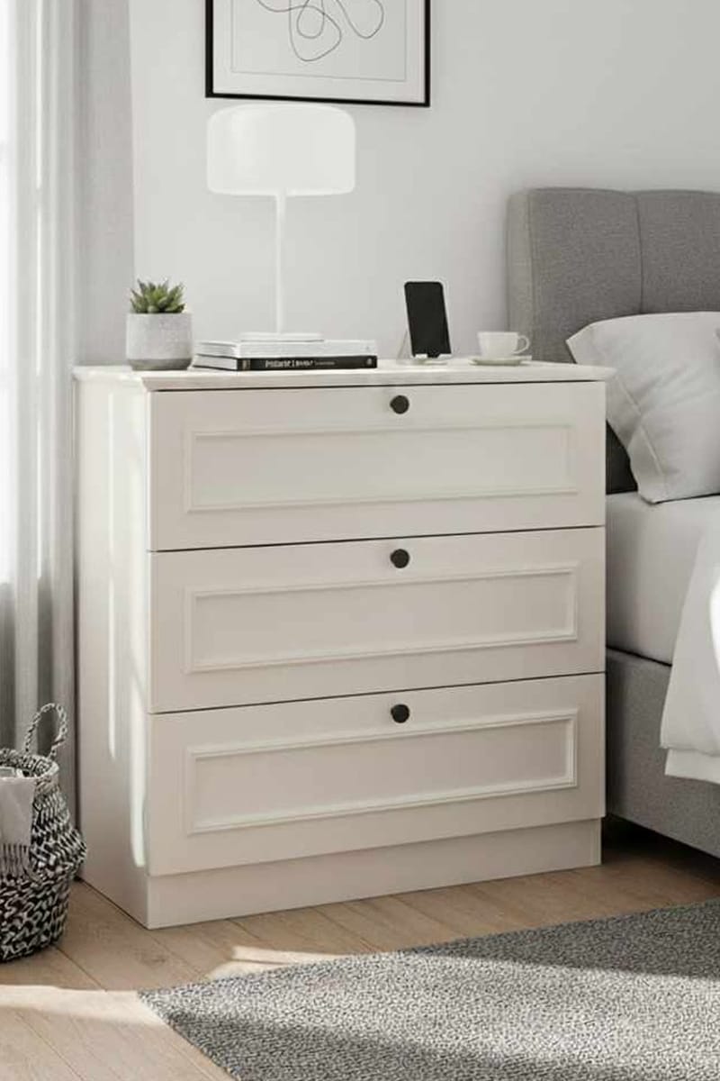 Wonthaggi kommode 78 cm - Hvit - Oppbevaring - Oppbevaringsmøbler - Kommode