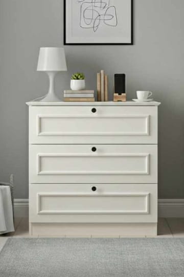 Wonthaggi kommode 78 cm - Hvit - Oppbevaring - Oppbevaringsmøbler - Kommode