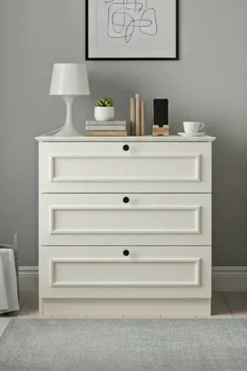Wonthaggi kommode 78 cm - Hvit - Oppbevaring - Oppbevaringsmøbler - Kommode