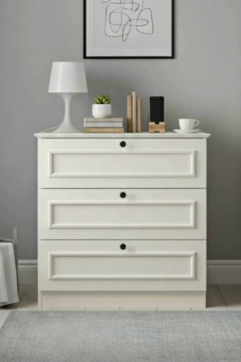 Wonthaggi kommode 78 cm - Hvit - Oppbevaring - Oppbevaringsmøbler - Kommode
