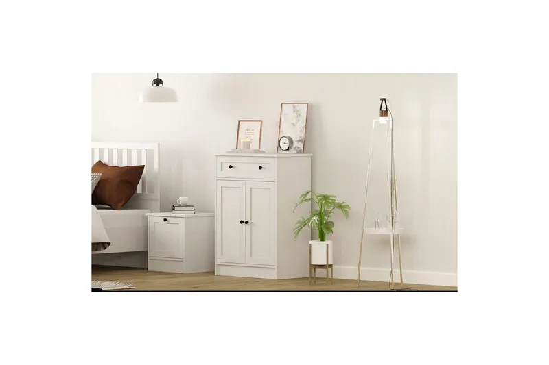 Zavira Kommode 70 cm - Matt Hvit - Oppbevaring - Oppbevaringsmøbler - Kommode