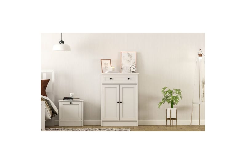 Zavira Kommode 70 cm - Matt Hvit - Oppbevaring - Oppbevaringsmøbler - Kommode