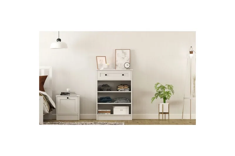 Zavira Kommode 70 cm - Matt Hvit - Oppbevaring - Oppbevaringsmøbler - Kommode