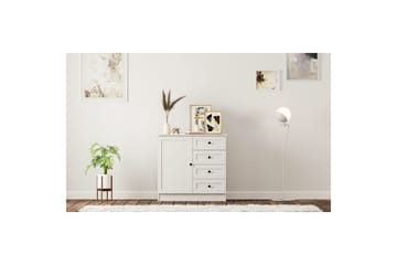 Zavira Kommode 87 cm - Matt Hvit - Oppbevaring - Oppbevaringsmøbler - Kommode