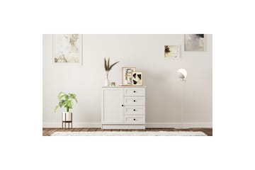 Zavira Kommode 87 cm - Matt Hvit - Oppbevaring - Oppbevaringsmøbler - Kommode