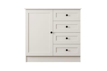 Zavira Kommode 87 cm - Matt Hvit - Oppbevaring - Oppbevaringsmøbler - Kommode