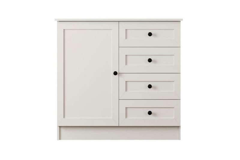 Zavira Kommode 87 cm - Matt Hvit - Oppbevaring - Oppbevaringsmøbler - Kommode