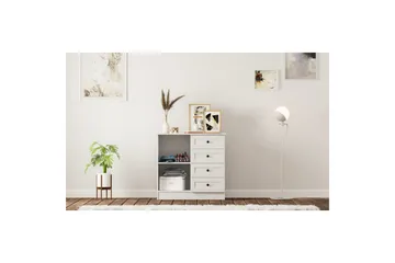 Zavira Kommode 87 cm - Matt Hvit - Oppbevaring - Oppbevaringsmøbler - Kommode