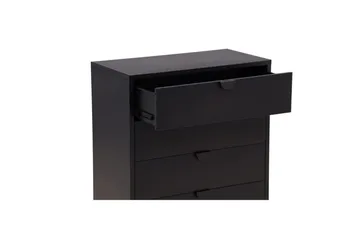 Kommode Piring - Svart, 40x78x98 - Oppbevaring - Oppbevaringsmøbler - Kommode