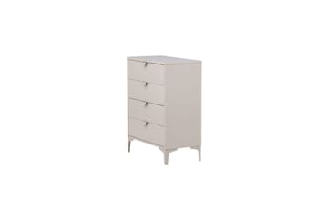 Kommode Piring - Beige, 40x78x98 - Oppbevaring - Oppbevaringsmøbler - Kommode
