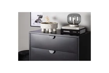 Kommode Piring - Svart, 40x78x98 - Oppbevaring - Oppbevaringsmøbler - Kommode