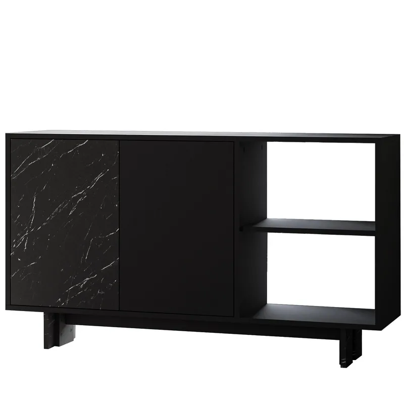 Konsollbord Homitis Ravello (140 x 80 x 35 cm) Svart marmor