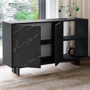 Konsollbord Homitis Ravello (140 x 80 x 35 cm) Svart marmor - Oppbevaring - Oppbevaringsmøbler - Sideboard & skjenk
