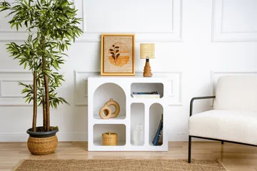 Konsollbord Lesa 80 cm - Hvit - Oppbevaring - Oppbevaringsmøbler - Sideboard & skjenk