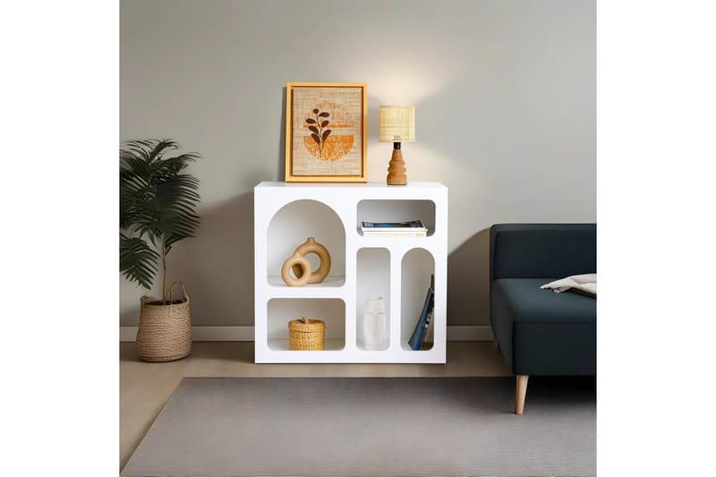 Konsollbord Lesa 80 cm - Hvit - Oppbevaring - Oppbevaringsmøbler - Sideboard & skjenk