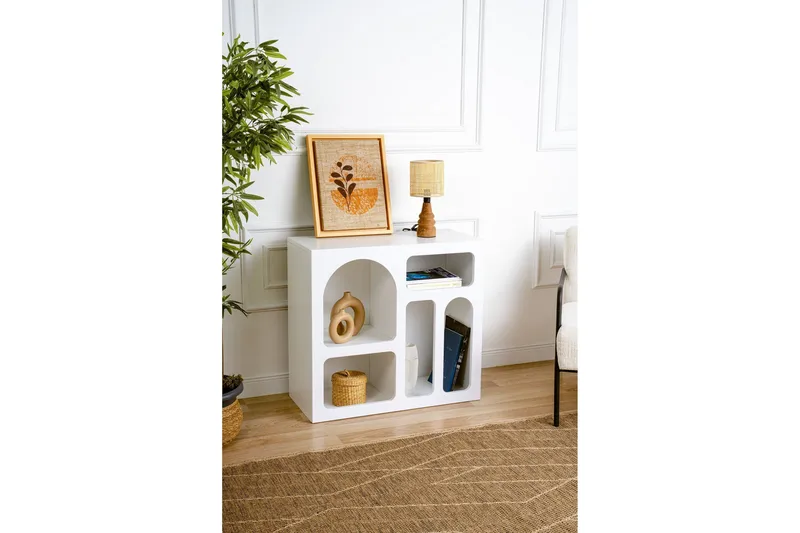 Konsollbord Lesa 80 cm - Hvit - Oppbevaring - Oppbevaringsmøbler - Sideboard & skjenk