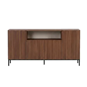 Konsollbord Nordure Rialto (160 x 80 x 40 cm) Milano Valnøtt Svart - Milano valnøtt og svart - Oppbevaring - Oppbevaringsmøbler - Sideboard & skjenk