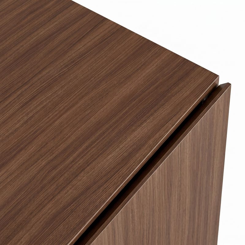 Konsollbord Nordure Rialto (160 x 80 x 40 cm) Milano Valnøtt Svart - Milano valnøtt og svart - Oppbevaring - Oppbevaringsmøbler - Sideboard & skjenk