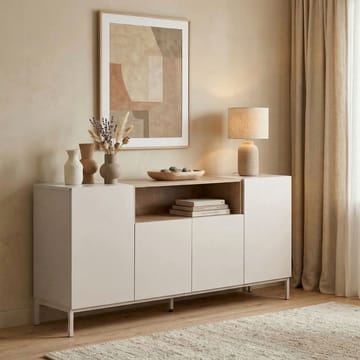 Konsollbord Nordure Rialto (160 x 80 x 40 cm) Sandstein Safir Eik - Sandstone og Sapphire Oak - Oppbevaring - Oppbevaringsmøbler - Sideboard & skjenk