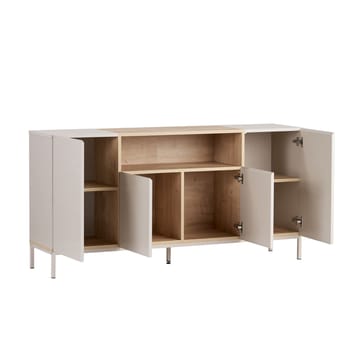 Konsollbord Nordure Rialto (160 x 80 x 40 cm) Sandstein Safir Eik - Sandstone og Sapphire Oak - Oppbevaring - Oppbevaringsmøbler - Sideboard & skjenk
