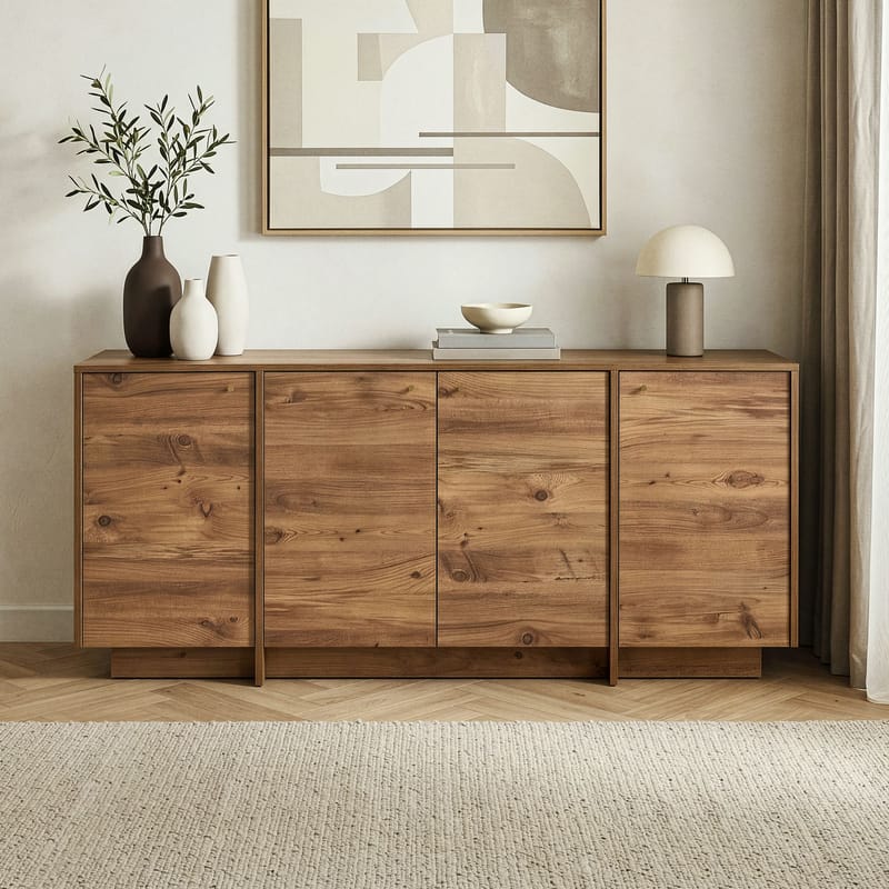Konsollbord Nordure Varen (180 x 82 x 45 cm) Atlantic Pine - Atlantic Pine - Oppbevaring - Oppbevaringsmøbler - Sideboard & skjenk