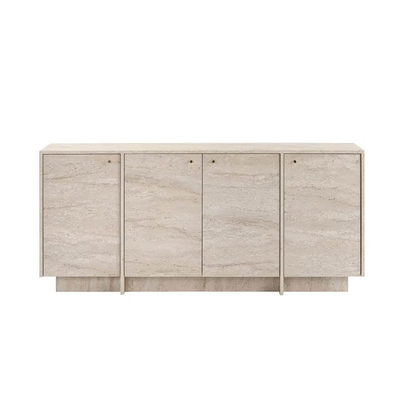 Konsollbord Nordure Varen (180 x 82 x 45 cm) Travertin, Travertin