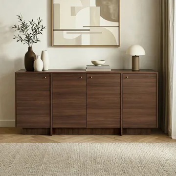Konsollbord Nordure Varen (180 x 82 x 45 cm) Valnøtt - Valnøtt - Oppbevaring - Oppbevaringsmøbler - Sideboard & skjenk