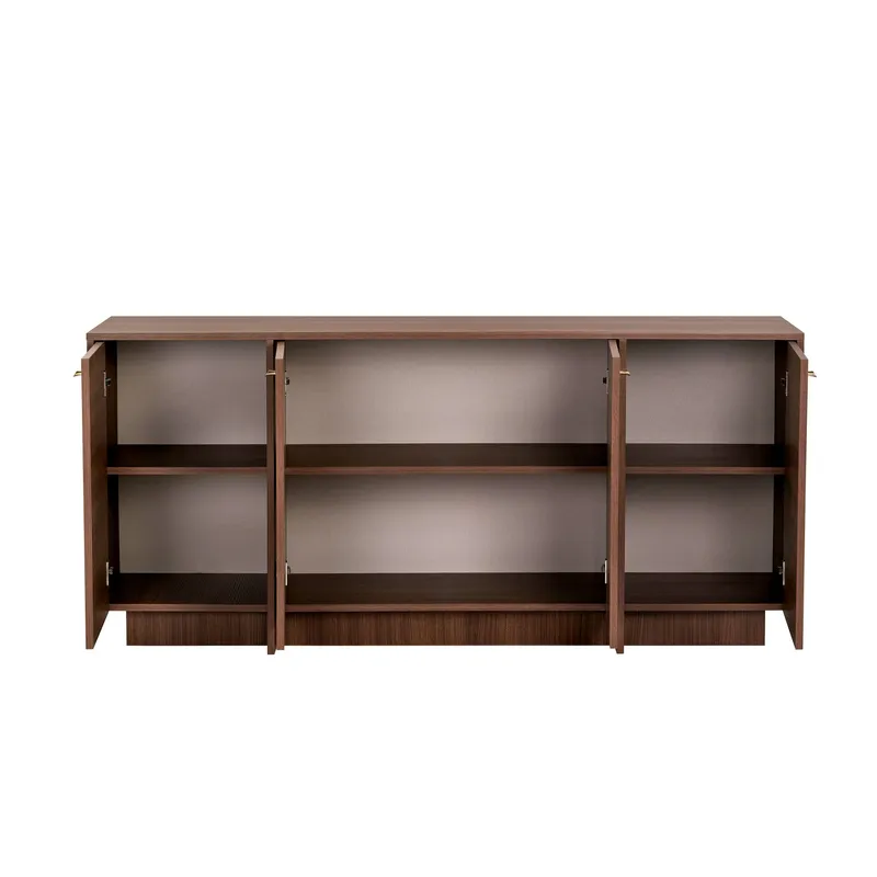 Konsollbord Nordure Varen (180 x 82 x 45 cm) Valnøtt - Valnøtt - Oppbevaring - Oppbevaringsmøbler - Sideboard & skjenk