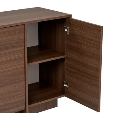 Konsollbord Nordure Varen (180 x 82 x 45 cm) Valnøtt - Valnøtt - Oppbevaring - Oppbevaringsmøbler - Sideboard & skjenk