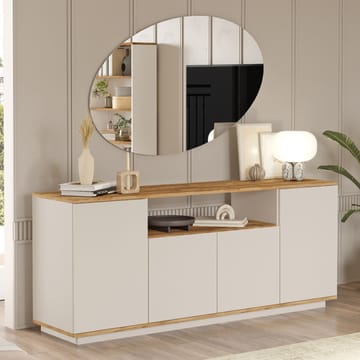 Konsollbord Skye Decor Cleo-hylle (180 x 75 x 44,5 cm) Atlantisk furu kasjmir - Atlantic Pine og Cashmere - Oppbevaring - Oppbevaringsmøbler - Sideboard & skjenk