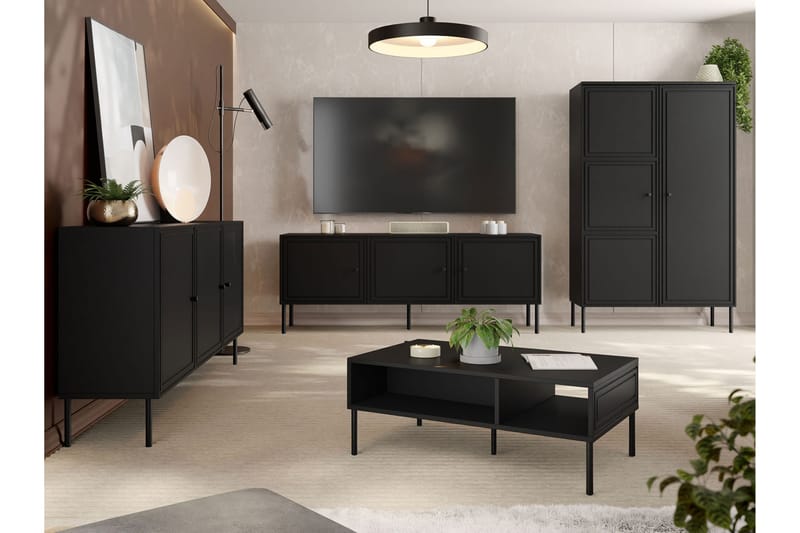 Laholm Møbelsett for Stue - Svart - Oppbevaring - Oppbevaringsmøbler - Møbelsett til stue