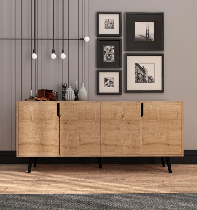 Latinara Konsollbord 180 cm - Sapphire Oak - Oppbevaring - Oppbevaringsmøbler - Sideboard & skjenk