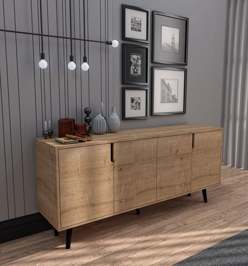 Latinara Konsollbord 180 cm - Sapphire Oak - Oppbevaring - Oppbevaringsmøbler - Sideboard & skjenk