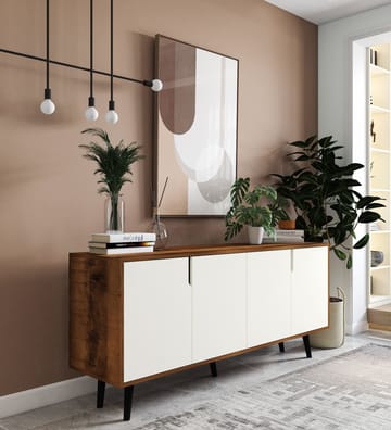 Latinara Konsollbord 180 cm - Valnøtt og hvit - Oppbevaring - Oppbevaringsmøbler - Sideboard & skjenk