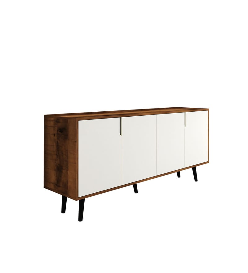 Latinara Konsollbord 180 cm - Valnøtt og hvit - Oppbevaring - Oppbevaringsmøbler - Sideboard & skjenk