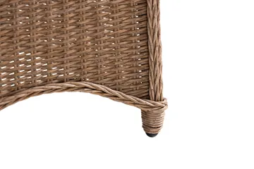 Lenestol Marcus Light m Pute - Naturbrun - Hagemøbler & utemiljø - Balkong & terrasse - Balkongmøbler - Balkongstoler