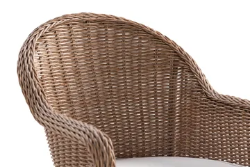 Lenestol Marcus Light m Pute - Naturbrun - Hagemøbler & utemiljø - Balkong & terrasse - Balkongmøbler - Balkongstoler