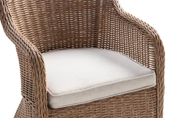 Lenestol Marcus Light m Pute - Naturbrun - Hagemøbler & utemiljø - Balkong & terrasse - Balkongmøbler - Balkongstoler