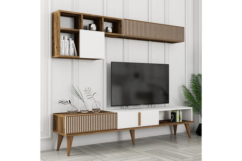 Lissione Møbelsett for Stue, Natur/Hvit