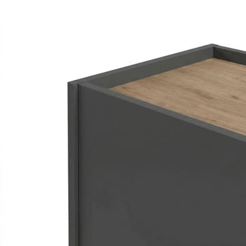 Lomar Konsoll 150x82,9x40,5 cm - Antrasitt Naturlig eik Svart - Oppbevaring - Oppbevaringsmøbler - Sideboard & skjenk