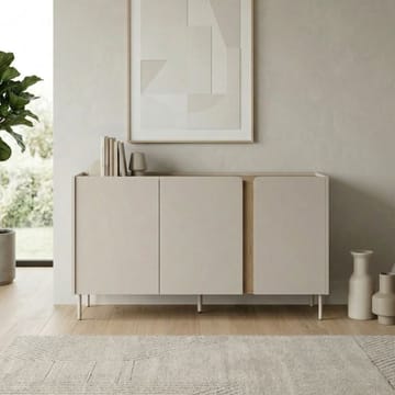 Lomar Konsoll 150x82,9x40,5 cm - Sandstein Naturlig eik - Oppbevaring - Oppbevaringsmøbler - Sideboard & skjenk