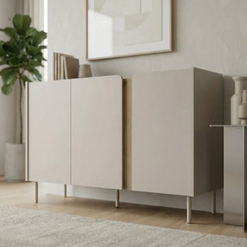 Lomar Konsoll 150x82,9x40,5 cm - Sandstein Naturlig eik - Oppbevaring - Oppbevaringsmøbler - Sideboard & skjenk