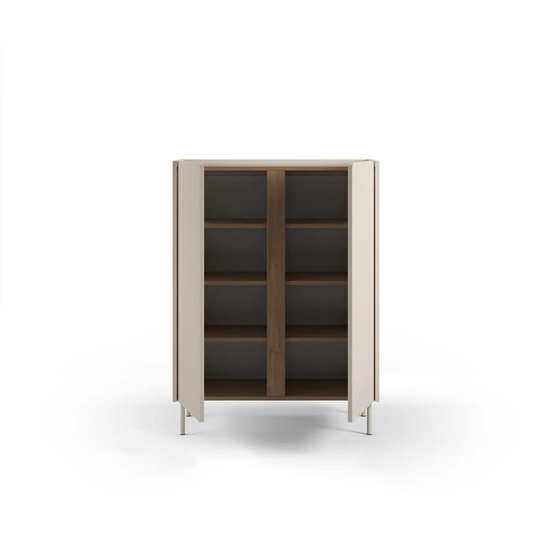 Lomar Skjenk 90x120,4x40,5 cm - Santstone, naturlig eik - Oppbevaring - Oppbevaringsmøbler - Sideboard & skjenk