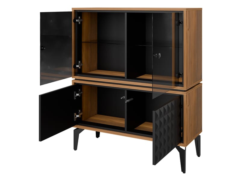 Lorvenn Møbelsett for stue - Brun/Svart - Oppbevaring - Oppbevaringsmøbler - Møbelsett til stue